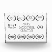 Gedenk Laurels Fotoblock (Vorderseite)