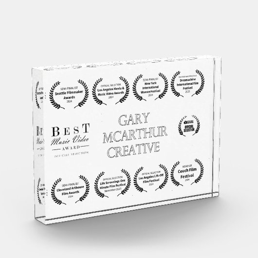 Gedenk Laurels Fotoblock (Links)