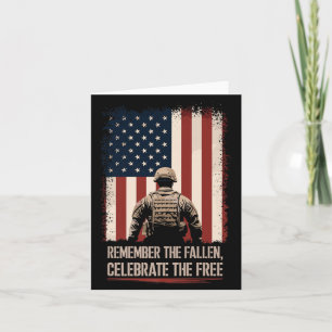 Gedenk-Patrioten-Flagge Design Veterans Day 4. Jul Karte