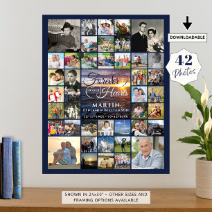 Gedenk Sonnenuntergang 42 Foto FOREVER IN UNSEREN  Poster