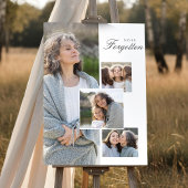 Gedenk-Tribut-Fotocollage Trauergeschenk Poster