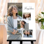 Gedenk-Tribut-Fotocollage Trauergeschenk Poster