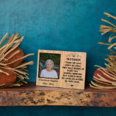 Gedenkangebot für Mama Custom Foto und Name Fotoplatte (Seite)