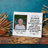 Gedenkangebot für Mama Custom Foto und Name Fotoplatte (Seite)