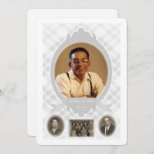 Gedenkankündigungen für Fotos Programm (Vorne/Hinten)