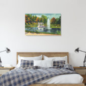 Gedenkansicht des Kongresses Park Leinwanddruck (Insitu (Schlafzimmer))