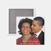 Gedenkartikel des Präsidenten Magnet (Vorderseite/Rückseite)