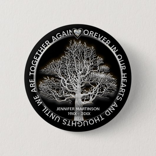 Gedenkbaum Button (Vorderseite)