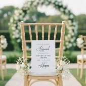 Gedenkbriefmarke für Hochzeiten vorbehalten Poster