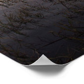 Gedenkbrücke aus Holz bei Sunset in Beaufort Poste Poster (Ecke)