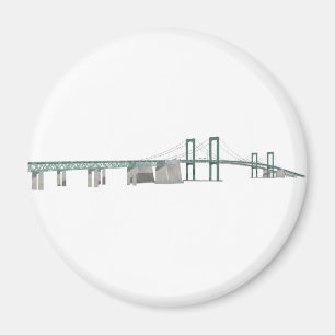 Gedenkbrücke Delaware: 3D-Modell: Magnet