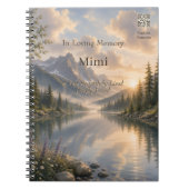 Gedenkbuch Quiet Waters mit QR-Code Notizblock (Vorderseite)