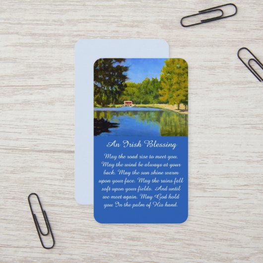 Gedenkdenkmal Landschaftsbeerdigung Karte (Vorderseite/Rückseite Beispiel)