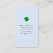 Gedenkdenkmal Landschaftsbeerdigung Karte (Rückseite)