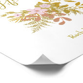 Gedenkdesign Liebe zum Gedächtnis Poster (Ecke)