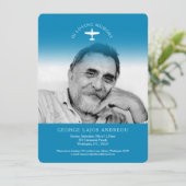 Gedenkdienst Beerdigung von Beerdigungen Einladung (Stehend Vorderseite)