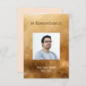 Gedenkdienst Einladung Maskuline (Vorne/Hinten)