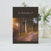 Gedenkdienst Einladung Naturlehrpfade Bäume (Stehend Vorderseite)