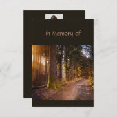 Gedenkdienst Einladung Naturlehrpfade Bäume (Vorne/Hinten)