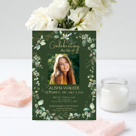 Gedenkdienst für das Waldgrüne Foto Einladung