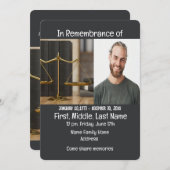 Gedenkdienst lädt Rechtsanwälte ein Einladung (Vorne/Hinten)