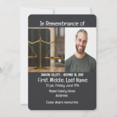 Gedenkdienst lädt Rechtsanwälte ein Einladung (Vorderseite)