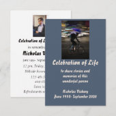 Gedenkdienst lädt zum Fahrradfahren ein Einladung (Vorne/Hinten)