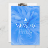 Gedenkdienst lila Rose Beerdigung Programm (Vorne/Hinten)