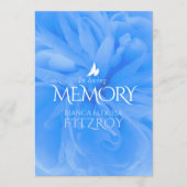 Gedenkdienst lila Rose Beerdigung Programm (Vorderseite)