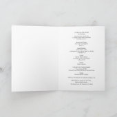 Gedenkdienst mit Beerdigung von Fotos Einladung (Innenseite)