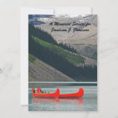 Gedenkdienst, Name, Kanus Einladung (Vorderseite)