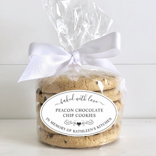 Gedenkdienstgedächtnis von Backed mit Liebe Gefall Ovaler Aufkleber