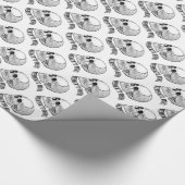 Gedenke des Todes Geschenkpapier (Ecke)