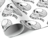 Gedenke des Todes Geschenkpapier (Rolleneckpunkt)