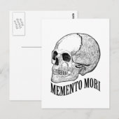 Gedenke des Todes Postkarte (Vorne/Hinten)