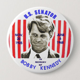 Gedenken an Bobby Kennedy Button