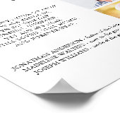 Gedenken an das 3-Foto-Gedenkfest Poster (Ecke)