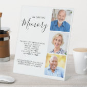 Gedenken an das 3-Foto-Gedenkfest Sockelschild (In Situ)