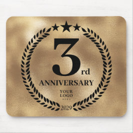 Gedenken an das 3. Jubiläum des Gold Business Mousepad