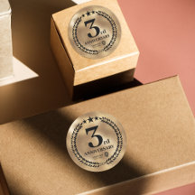 Gedenken an das 3. Jubiläum des Gold-Logos