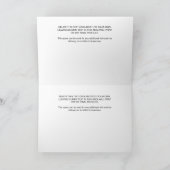 Gedenken an das Bulletin des Gedenkdienstes Karte (Innenseite)