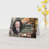 Gedenken an das Bulletin des Gedenkdienstes Karte (Gelbe Blume)