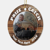 Gedenken an das Foto des Fischereipreises Keramik Ornament (Links)