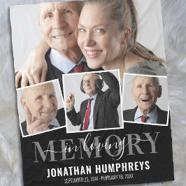 Gedenken an das Gedächtnis 4 des Fotos Fleecedecke