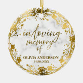 Gedenken an das Gedächtnis des Gedächtnisses zum G Keramik Ornament (Vorne)