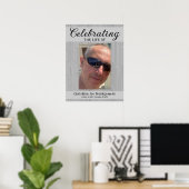 Gedenken an das Leben  Foto Trauerfeier  Poster (Heimbüro)