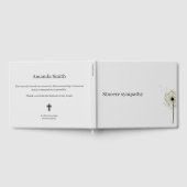 Gedenken an das Minimalistische Beileid Gästebuch (Voll)
