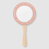 Gedenken an das moderne, maßgeschneiderte Foto der Fächer (Rückseite)