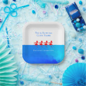 Gedenken an den einfachen Ruderklub Pappteller (Party)