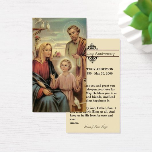 Gedenken an den Hochzeitstag (Schreibtisch)